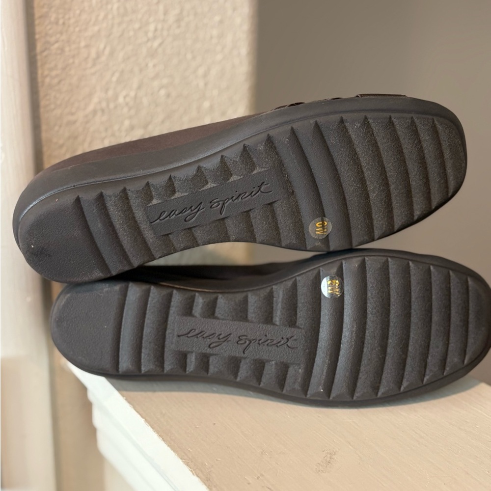 Easy Spirit Women’s Slip-on Ballet Flats Acasia Dark Brown Size 6 Wide - Picture 8 of 10